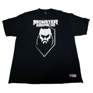 Vintage WWE Braun Strowman Monster Among Us T-Shirt XX-Large Black 2010s